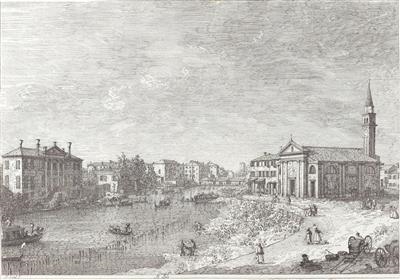 Al Dolo by Canaletto, Circa 1744