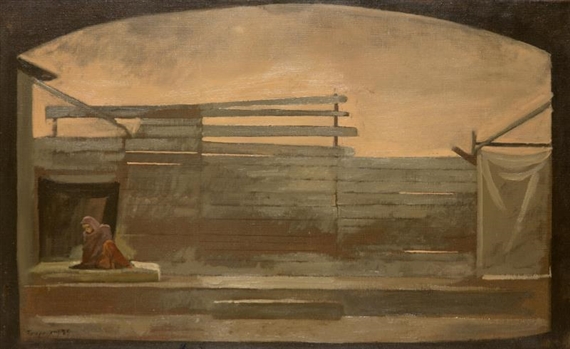 Maquette for the tragedy Troades by Euripides