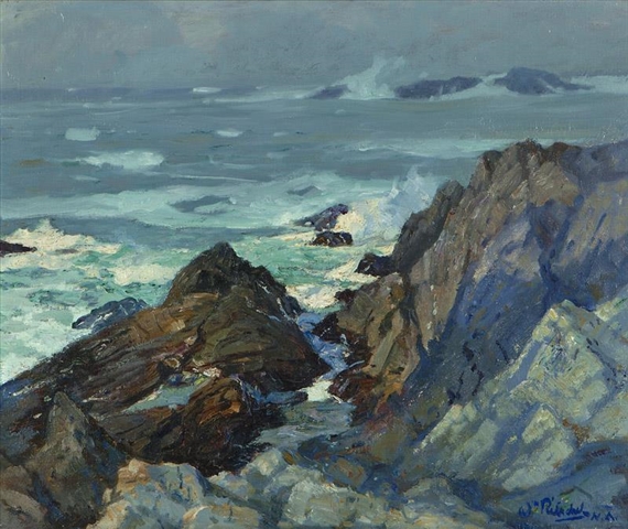 William Ritschel | Eventide, Carmel Highlands, Cal, Carmel seascape ...