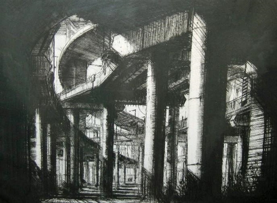 Spaghetti Junction Study no 5 by John Howard
