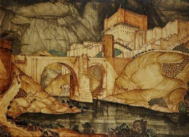 Artwork by André Maire, Vue de Tolède, Made of Oil on canvas