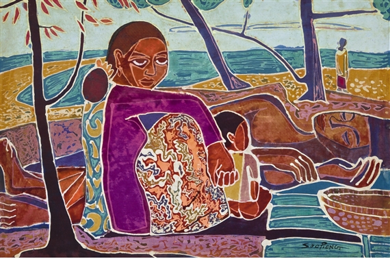 A FAMILY BY THE BEACH