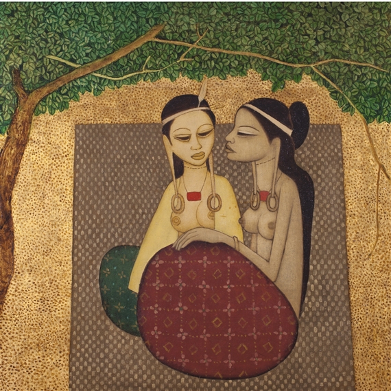 IBAN GIRLS by Cheong Soo Pieng, 1976