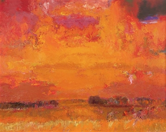 Autumn Sunset - John Houston