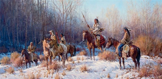 Weary Hunters by Martin Grelle, 1995