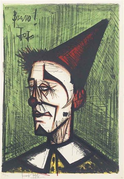 Bernard Buffet | L'Ecuyere (from Le Cirque) | MutualArt