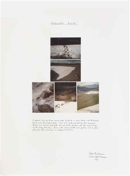 Continental Divide by Peter Hutchinson, 1971