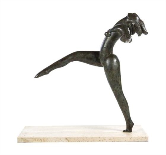 Artwork by Ellie Dolgin, Kadima, Made of bronze