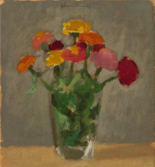 Zinnias V - Robert Kulicke