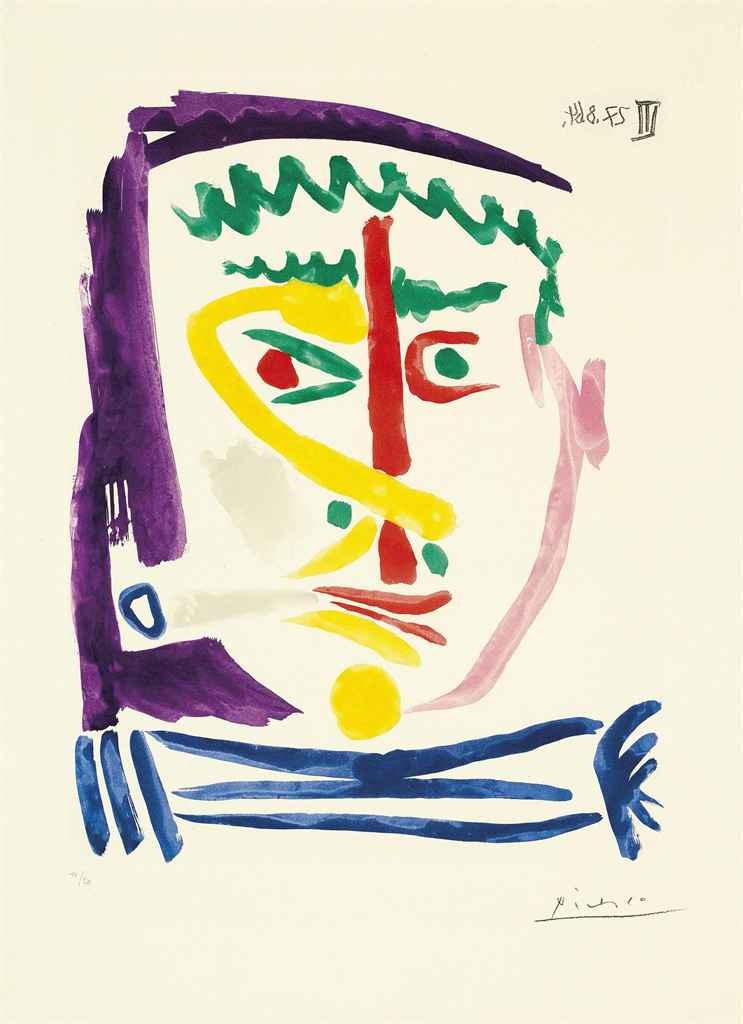 Fumeur III by Pablo Picasso, 1964