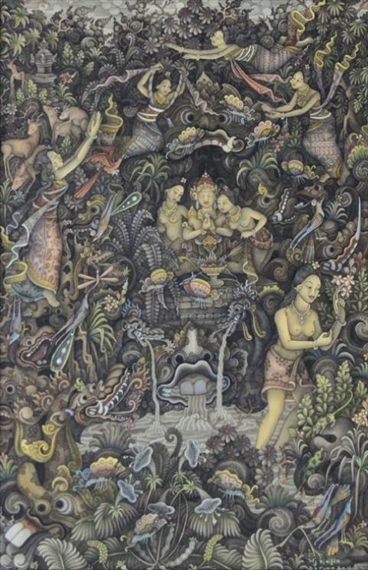 Arjuna Bertapa by I Wayan Rajin