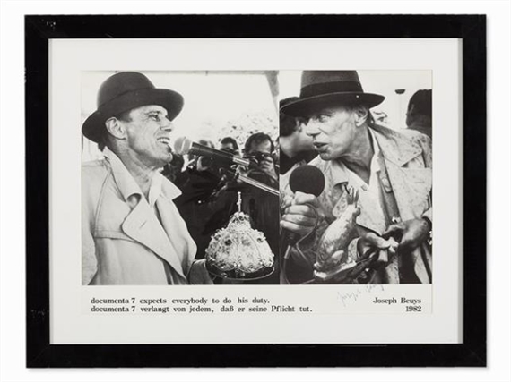 Documenta 7 expects everybody by Joseph Beuys, 1982