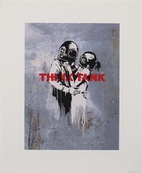 Banksy | Blur Think Tank poster | MutualArt