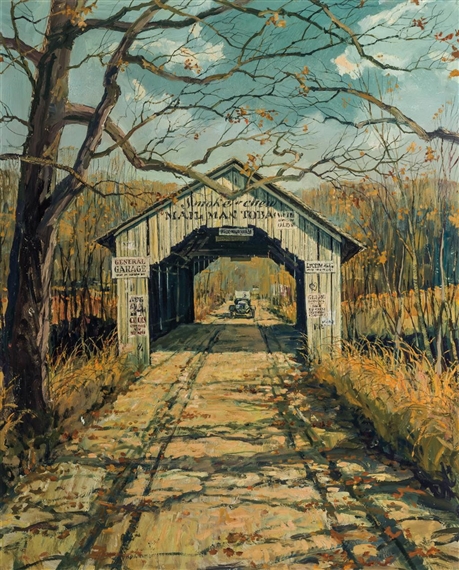 Return to Taos by Eric Sloane