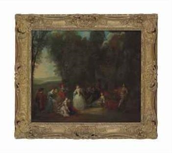 Fête galante by Jean-Antoine Watteau