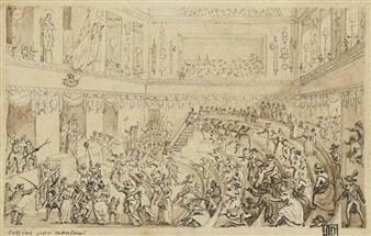 Boissy d’Anglas Salue la Tête du Député Féraud à la Convention Nationale - Gabriel-Xavier Montaut d'Oleron