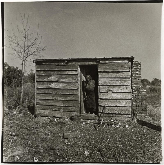 Addie Taylor in her Shack, Beaufort, South Carolina by Diane Arbus, 1968