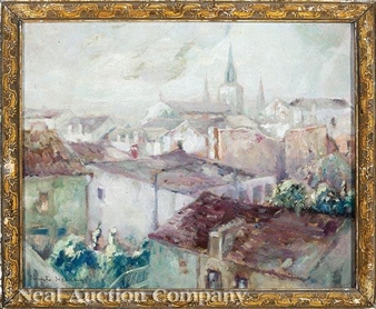 View of French Quarter Roof Tops and the St. Louis Cathedral - Knute Heldner