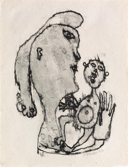 Maternité by Jean Dubuffet, 1944