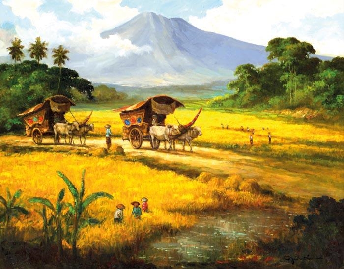 Central Java View with Oxchart by Yuliantho Wiryasaputra