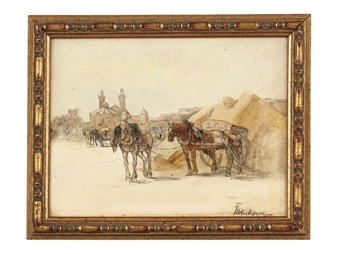 Arbeitspferde - Fritz Wuncherer