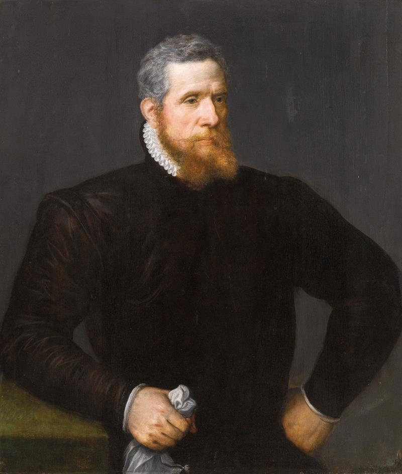 Portrait of a bearded man by Frans Floris