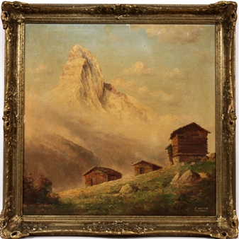 ALPINE LANDSCAPE - F. Winter