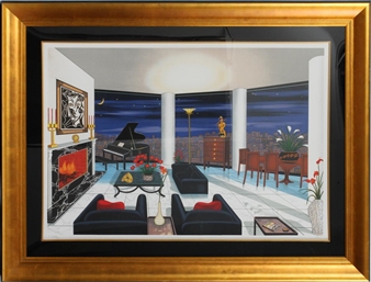 INTERIOR WITH PICASSO - Fanch Ledan