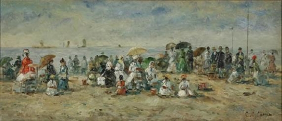 Beach Scene by Colin Campbell Cooper