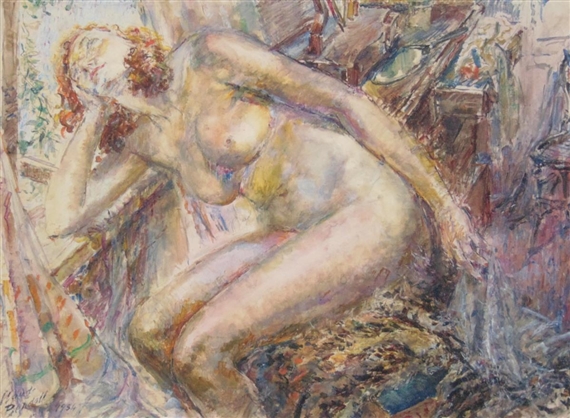 Naked study by Claude D. Bendall, 1954