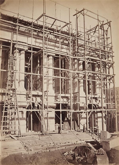 VUE DE LA FACADE PRINCIPALE, OPERA by Louis-Émile Durandelle, Circa 1865