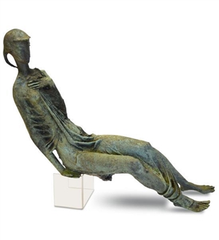 Model of a seated female - Thomas Bayliss Huxley-Jones