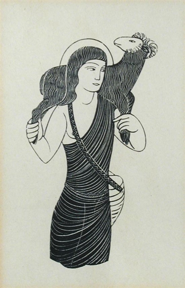 The Good Shepherd by Eric Gill