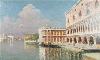 Venice Scene - R. P. Sinet