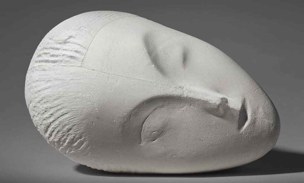 La muse endormie I by Constantin Brancusi, Original marble version carved in 1909-1910; this plaster version executed by 1912