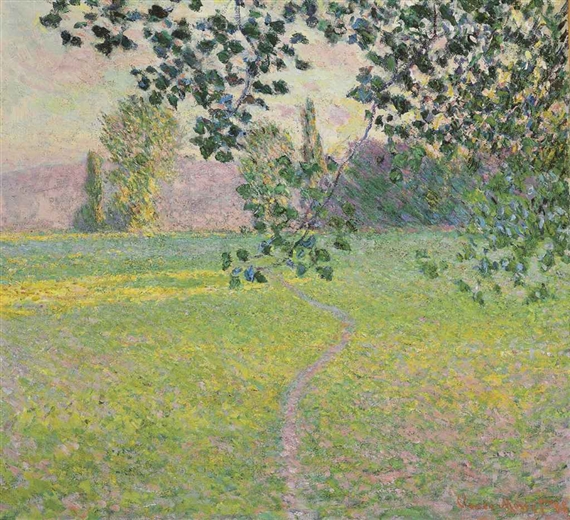 Paysage de matin by Claude Monet, 1888