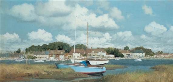 Langstone harbour, Sussex by Oliver Ommanney
