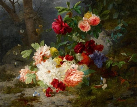 François Rivoire | Large Bouquet of Flowers | MutualArt
