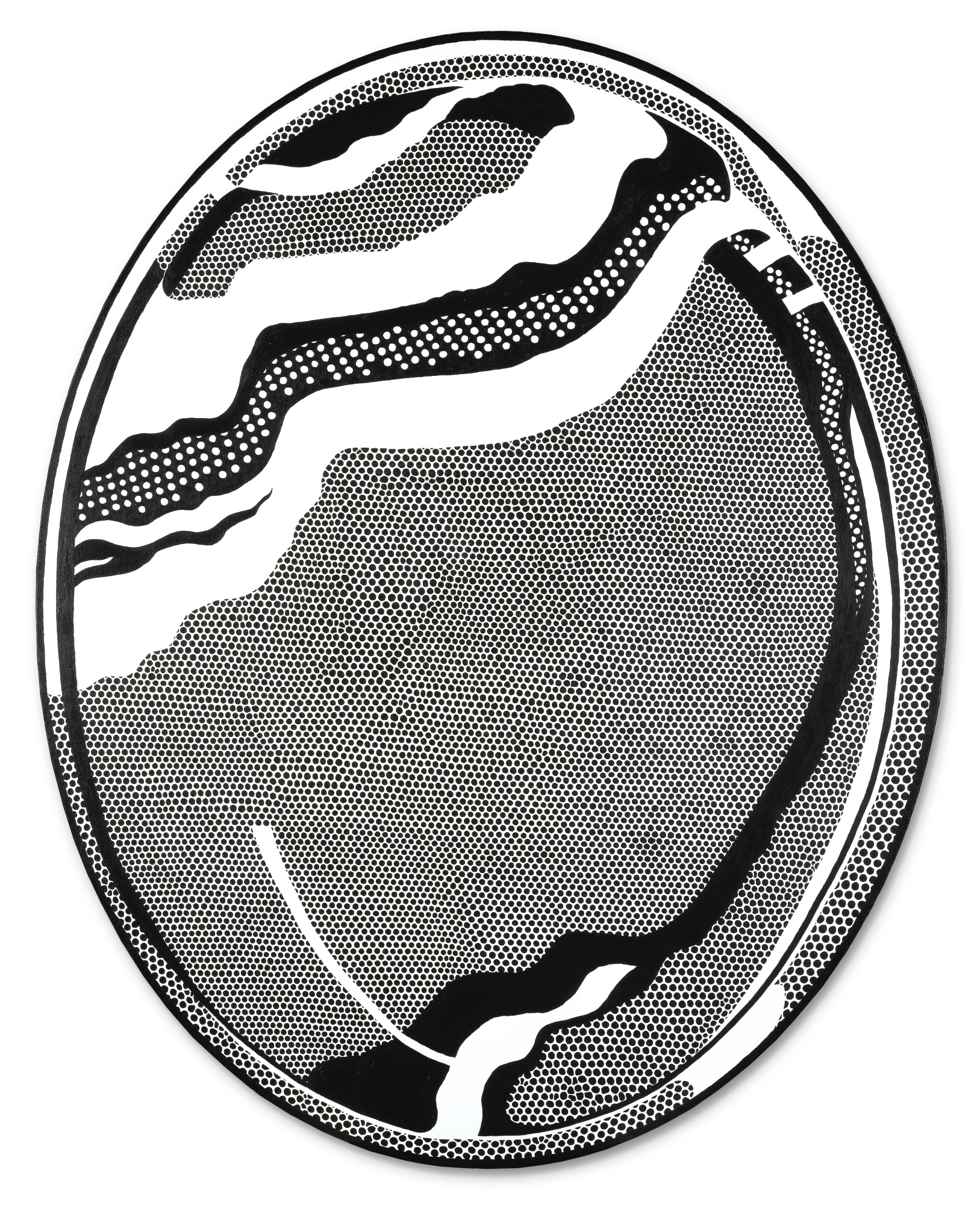 Artwork by Jonathan Horowitz, SELF-PORTRAIT IN "MIRROR #1" (MATTHEW), Made of acrylic on canvas