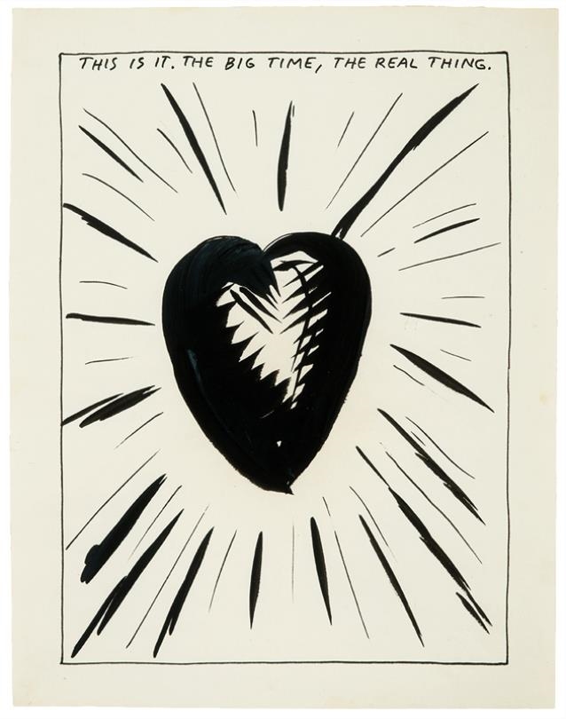 Raymond Pettibon | Untitled (This is It. The Big Time, The Real Thing ...