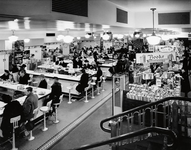 N.Y.--Woolworth Cafeteria by Andreas Feininger, 1940