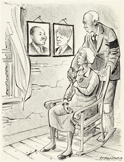 King and Kennedy, Chicago Sun-Times Editorial Cartoon