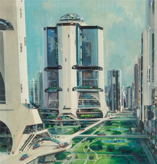 4 Works: Land and Cityscape Sketches