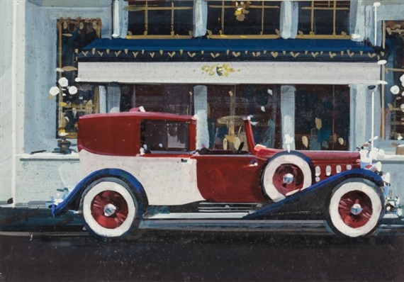2 Works: Automobile Sketches
