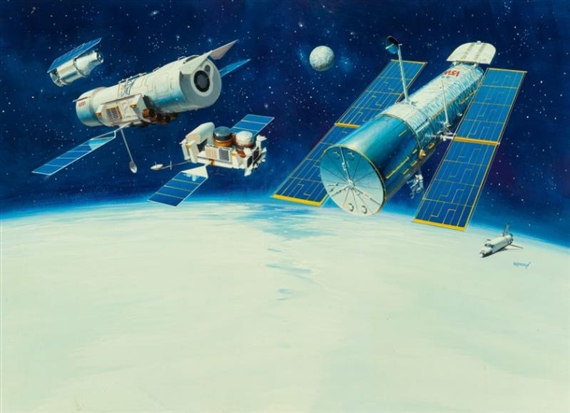 Popular Mechanics Satellites U.S. (Hubble Satellite and Others)