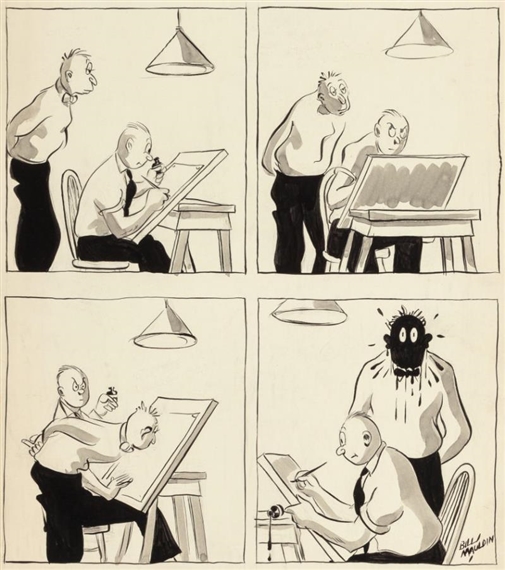 Syn. #34, Comic Strip by William Henry Mauldin