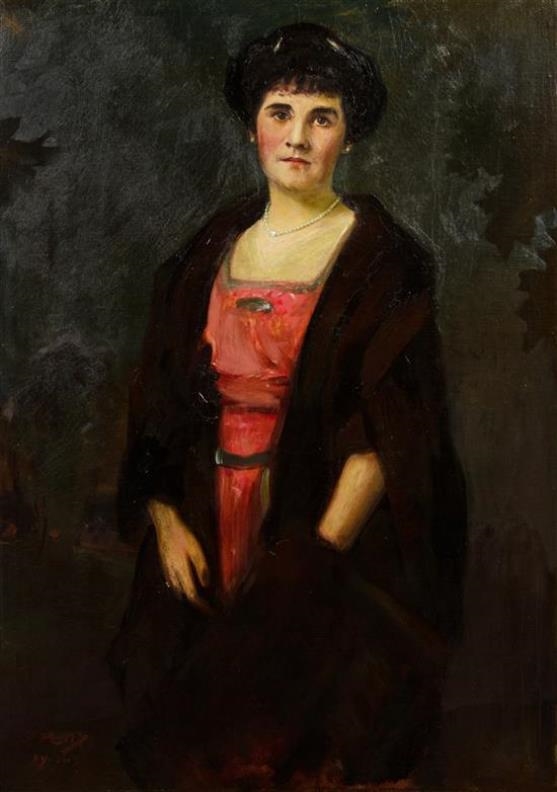 Artwork by Louis Betts, Portrait of a Woman, Made of oil on canvas