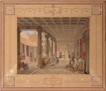 Le Patio grec: hommage à Esculape - Victor Baltard