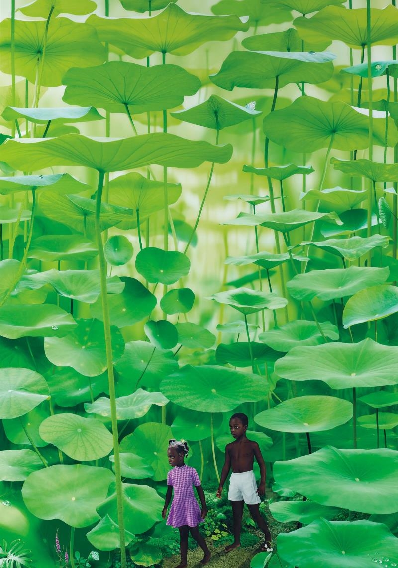 Artwork by Ruud van Empel, Boy & Girl, Made of Chromogenic print