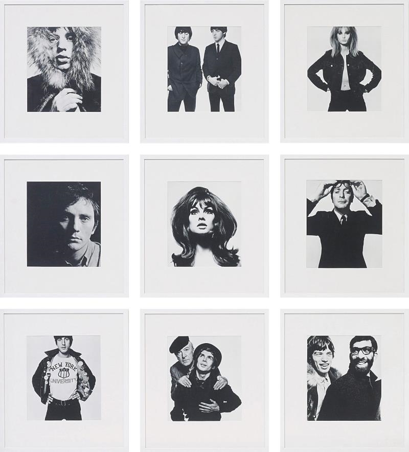 Artwork by David Bailey, Box of Pin-Ups, Made of tone prints